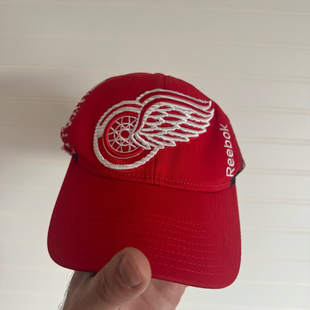 Vintage Reebok Red Wings Cap with Embroidered Logo